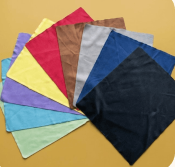 Microfibre cloth, Rounded edges, 18x10 — wholesale microfibre cloths (F810)